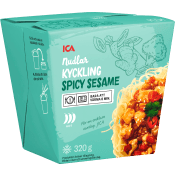 Wok Kyckling spicy sesame Fryst 320g ICA.