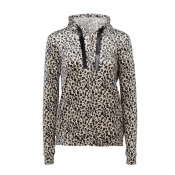 Velourjacka beige/svart leo S mywear.