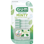 Mellanrumstandborste Soft Picks Minty Medium 40-p GUM.