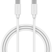 USB-C till USB-C 2m vit Smartline.