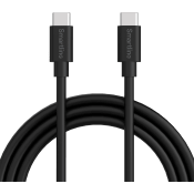 USB-C till USB-C 1m svart Smartline.