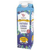 Yoghurt Svartvinbär/Blåbär 2.6% Yoghurt Svartvinbär/Blåbär 2.6% 1000 Gram Wapnö.