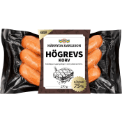 Högrevskorv 85% Kötthalt 270g Härryda Karlsson.