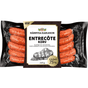 Entrecotekorv 75% Kötthalt 240g Härryda Karlsson.