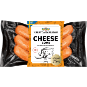 Kryddkorv Cheese explosion 75% Kötthalt 300g Härryda Karlsson.