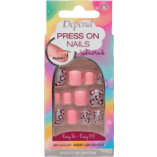 Press On Nails Pink Leop 1 Styck Depend.