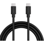 USB-C till USB-C 2m svart Smartline.