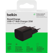 Väggladdare 25W Svart Belkin.