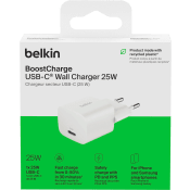 Väggladdare 25W vit Belkin.