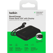 Powerbank 10.000mAh display.