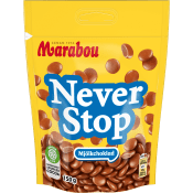 Chokladpåse Never Stop 150g Marabou.