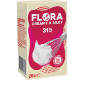 Plant cre+m Creamy & Silky visp 31% 250ml Flora.