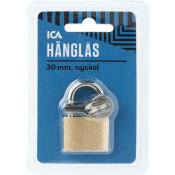 Hänglås 30mm nyckel ICA.
