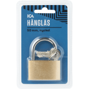 Hänglås 50mm med nyckel ICA.