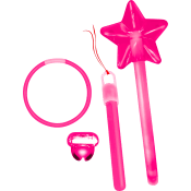 Glow set Rosa 4 delar Festive.