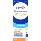 Nässpray Barn 0,5mg/ml 10ml Otrivin.