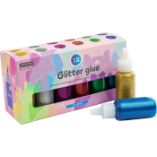 Glitterlim Flaskor 12-pack Sense.
