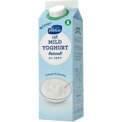 Yoghurt Naturell Mild 0% 1000g Valio.