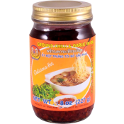 Hackad Chili & Vitlök I Olja 227g Double Seahorse.