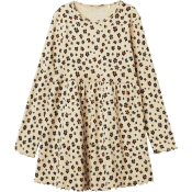 Ribklänning beige 122/128 mywear.