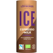 Iskaffe Ice Espresso & Mjölk Ekologisk 230ml Löfbergs.