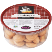 Finskorpor kardemumma 350g Gille.