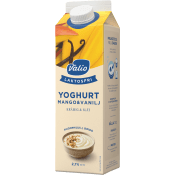 Yoghurt Mango & Vanilj Slät Laktosfri 2,1% 1l Valio.
