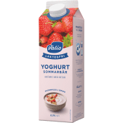 Fruktyoghurt Sommarbär Laktosfri 2,1% 1l Valio.