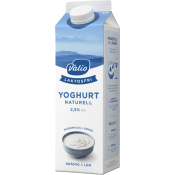 Yoghurt Naturell Laktosfri 2,5% 1l Valio.