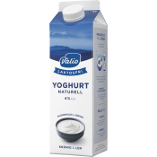 Yoghurt Naturell Laktosfri 4% 1l Valio.