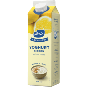 Fruktyoghurt Citron utan fruktbitar Laktosfri 2,1% 1l Valio.