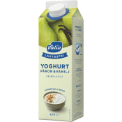 Yoghurt Päron & Vanilj 2,1% Laktosfri 1000g Valio.