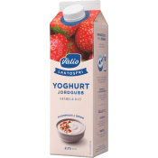 Yoghurt Jordgubb Laktosfri 2,1% 1000g Valio.