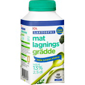 Matlagningsgrädde Laktosfri 13% 2,5dl ICA.