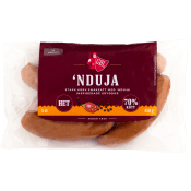Grillkorv 'Nduja Het 70% Kötthalt 450g Göl.