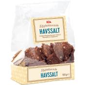 Rågbrödssnacks Havssalt 130g ICA.
