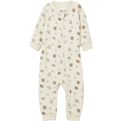 Pyjamas beige mönstrad strl 62 ICA I love eco.