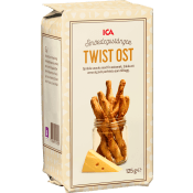 Smördegsstänger Twist ost 125g ICA.