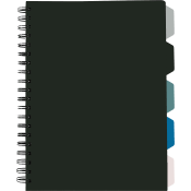 Ämnesblock Svart A4 120 Bl.