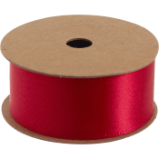 Presentband glitter röd 2,5cmx3m.
