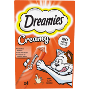 Kattgodis Creamy Chicken 4p Dreamies.