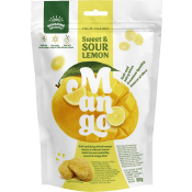 Torkad frukt Sweet & Sour Lemon Mango 100g Sunshine Delights.