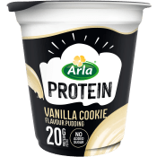 Proteinpudding Vanilla Cookie Laktosfri 200g Arla®.