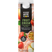 Fruktdryck Fruit Crush Äpple Jordgubb Passionsfrukt 1000ml God Morgon®.