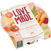 Barnmat Pasta bolognese Eko 6m 185g Lovemade.