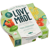 Barnmat Pasta & grönsaker Eko 8m 185g Lovemade.