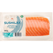 Sushilax Färsk Laxloin 180g Miljömärkt ICA Asia.