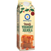 Vaniljyoghurt Julkola 2,5% 1000g Skånemejerier.