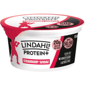 Kvarg Strawberry Sundae Laktosfri 158g Lindahls.