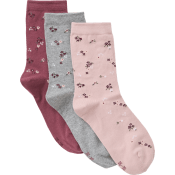 Strumpa 3p rosa blomma 39/41 mywear.